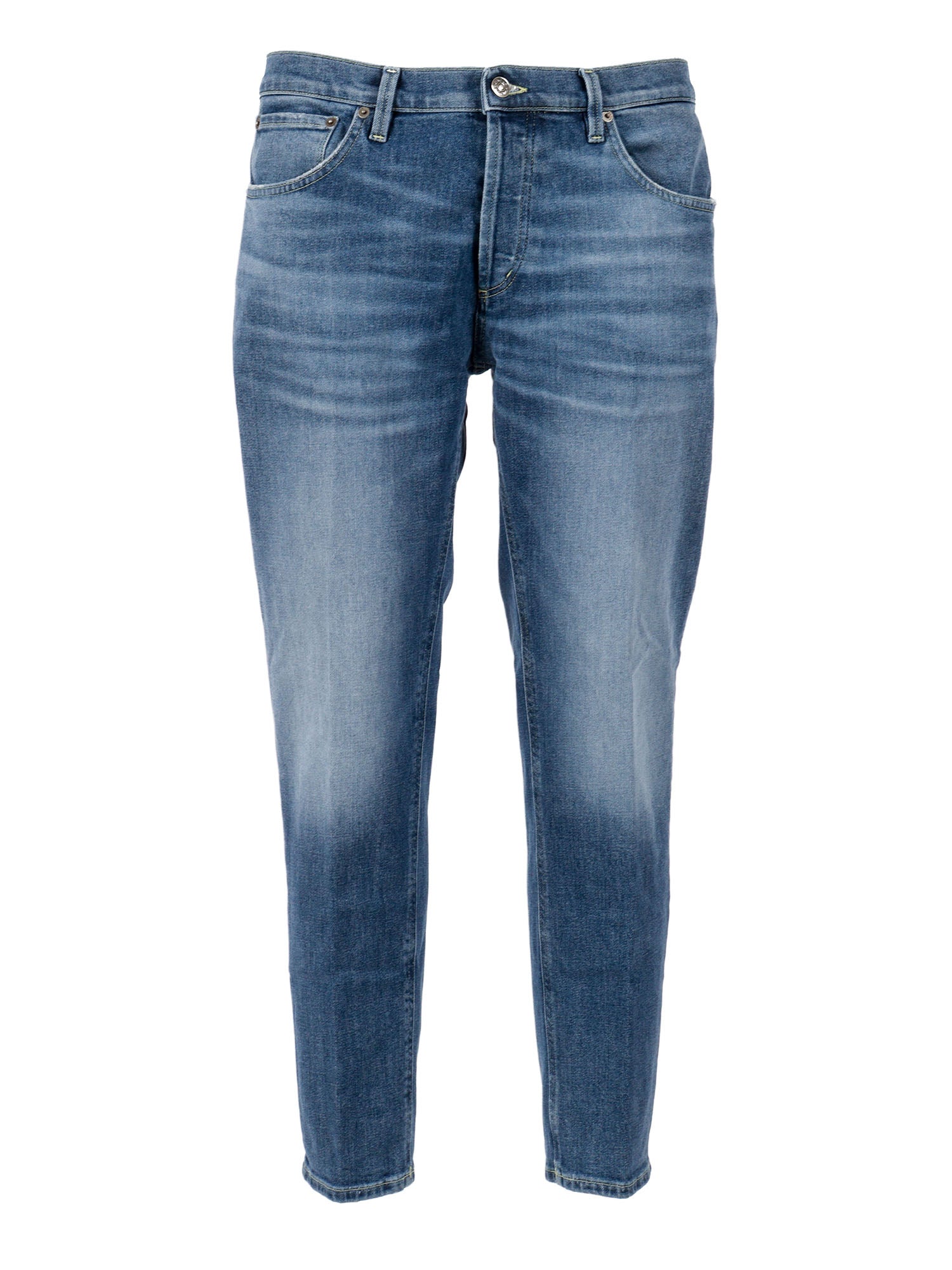BRIGHTON PANTS Blue Cotton Elastan Jean
