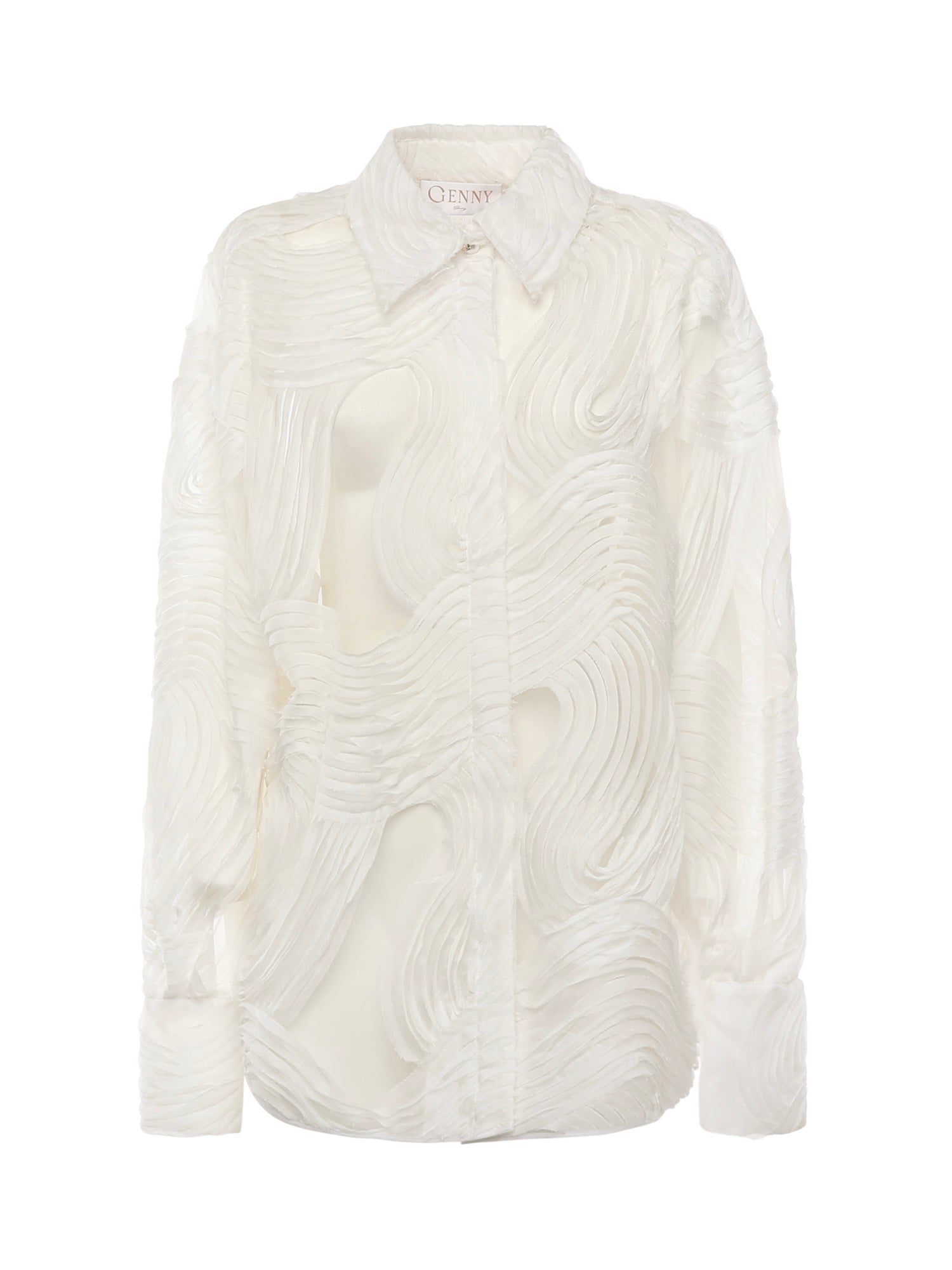 Genny Shirts White Polyamide