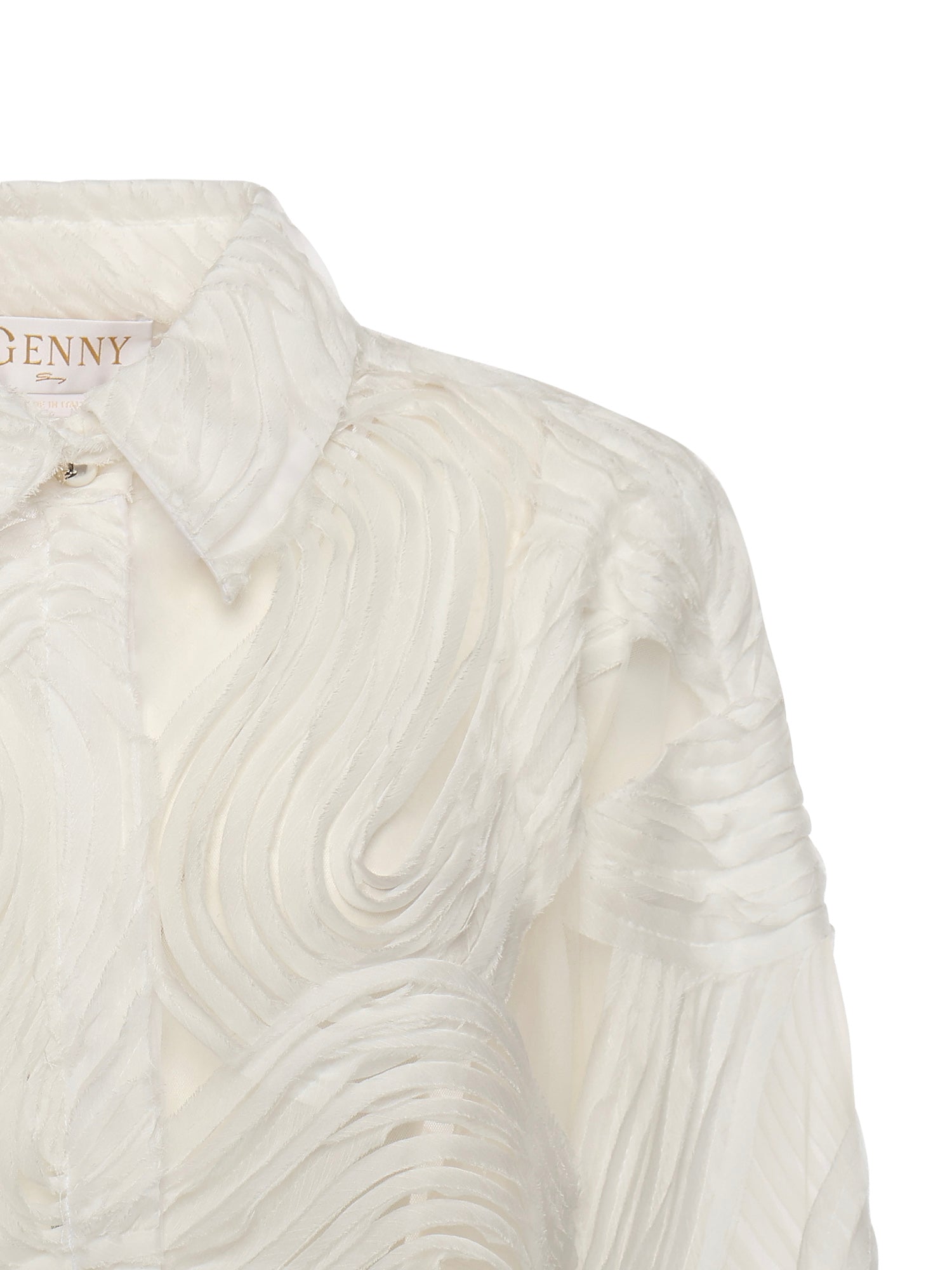 Genny Shirts White Polyamide