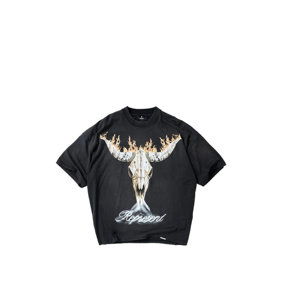 T-Shirt Black Cotton-Hemp T-shirts