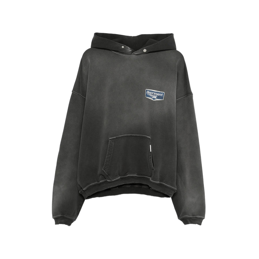 Hooded Sweatshirt Black Cotton