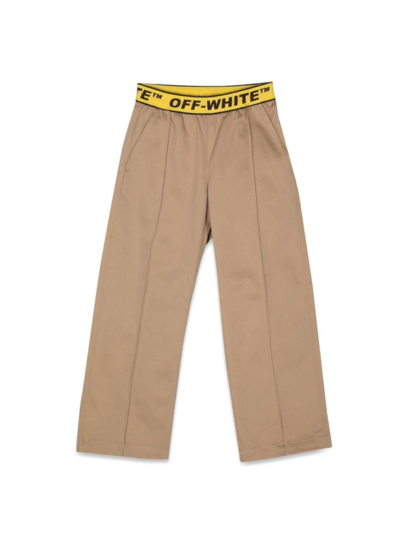 Chino Trousers Beige Cotton
