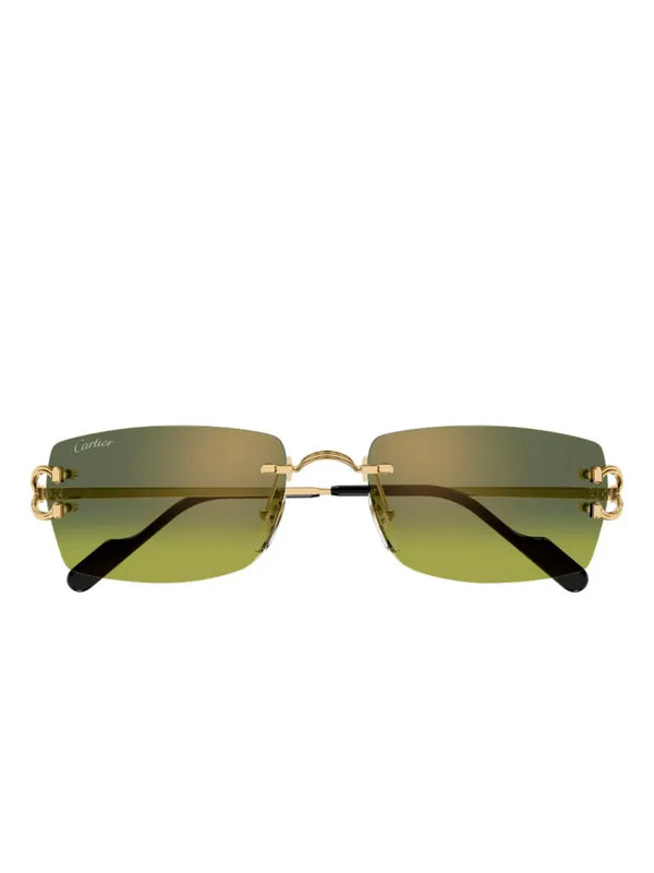 Cartier - Ct0550s 006 Gold Lunettes-de-soleil