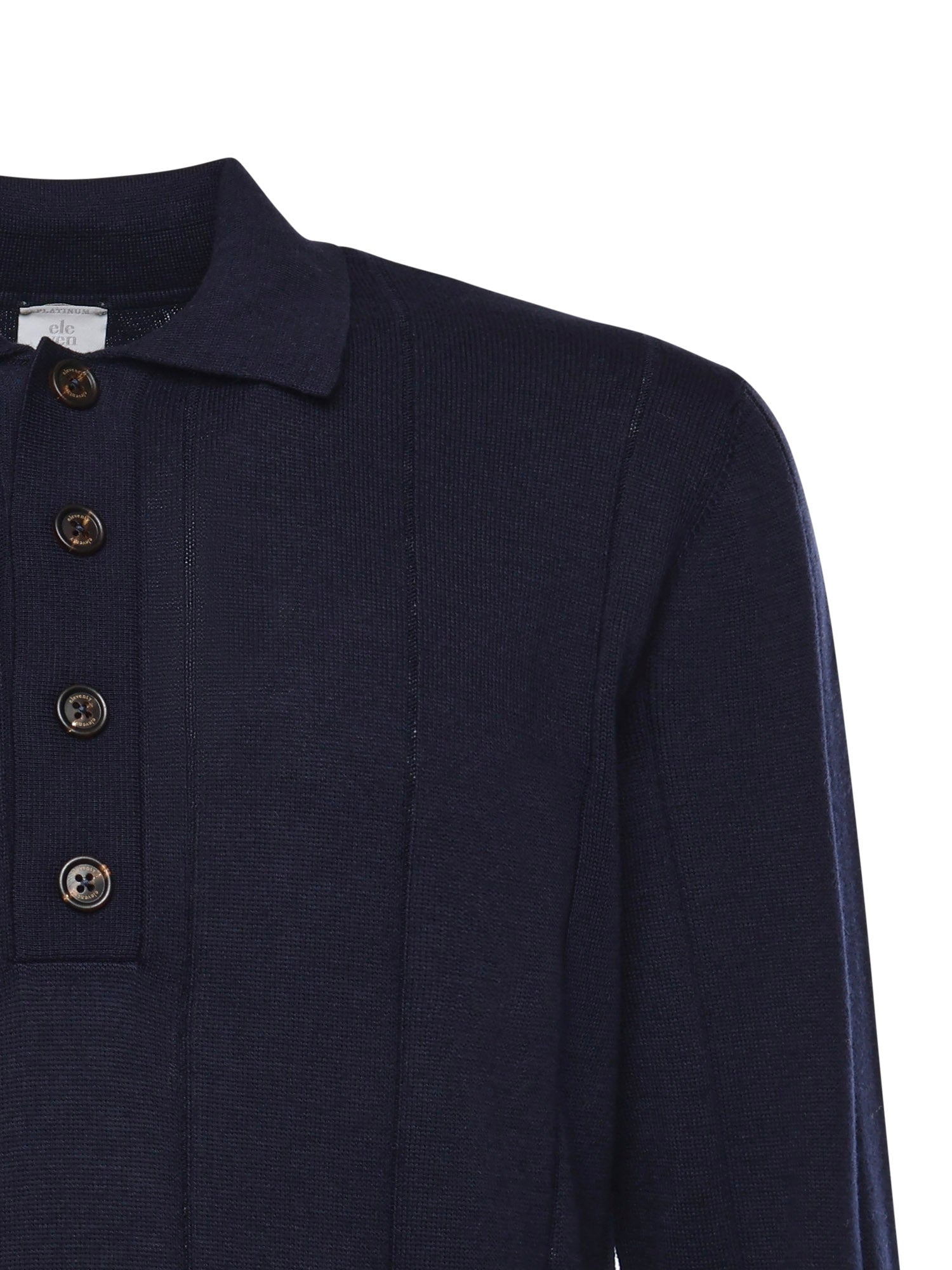 Eleventy T-shirts and Polos Blue Cotton Cashmere