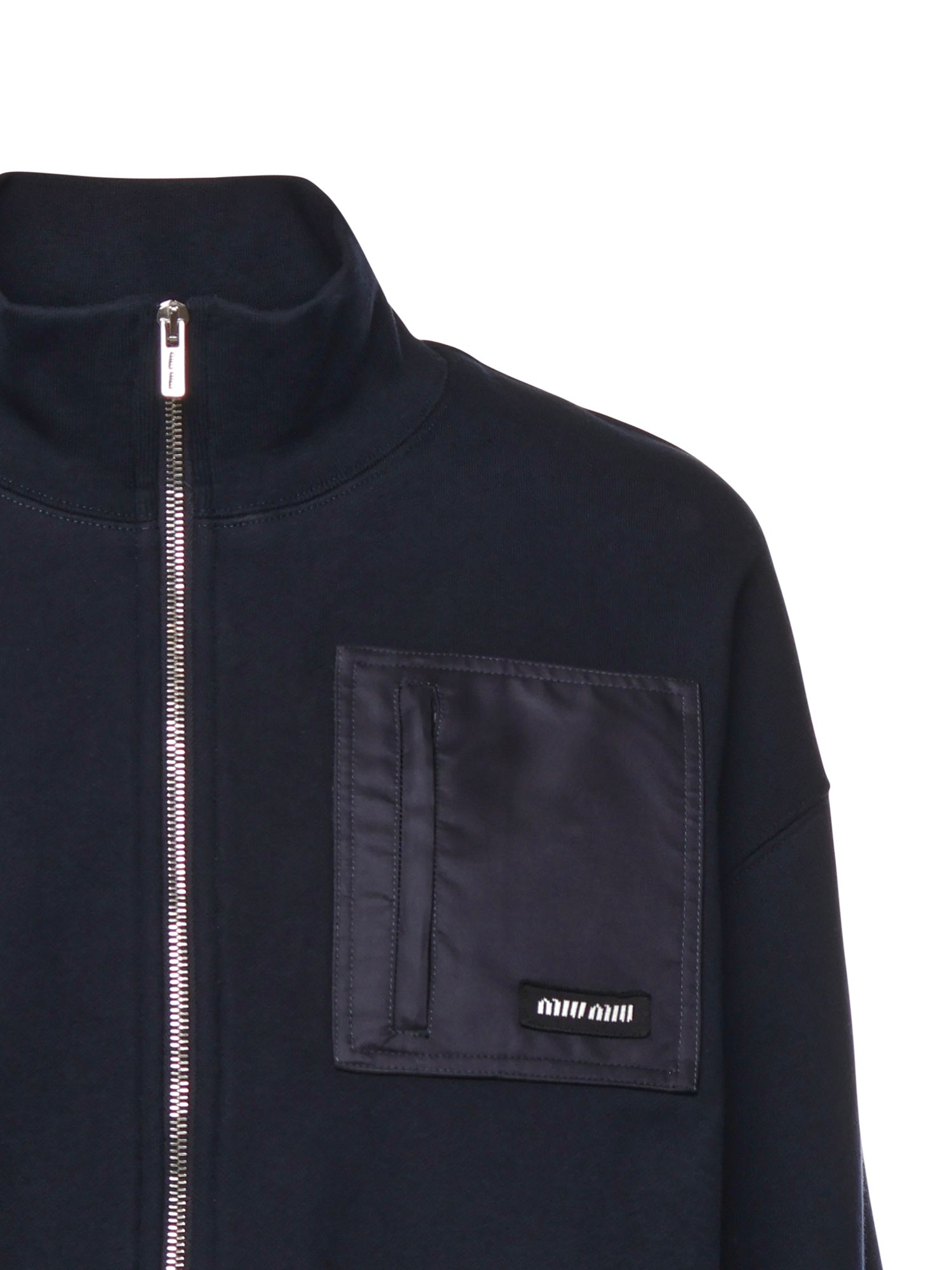 Miu Sweaters Blue Cotton