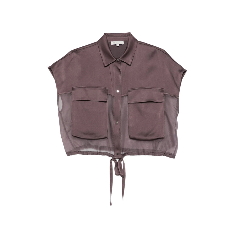 Jacket Frida Purple Acetate Shirt