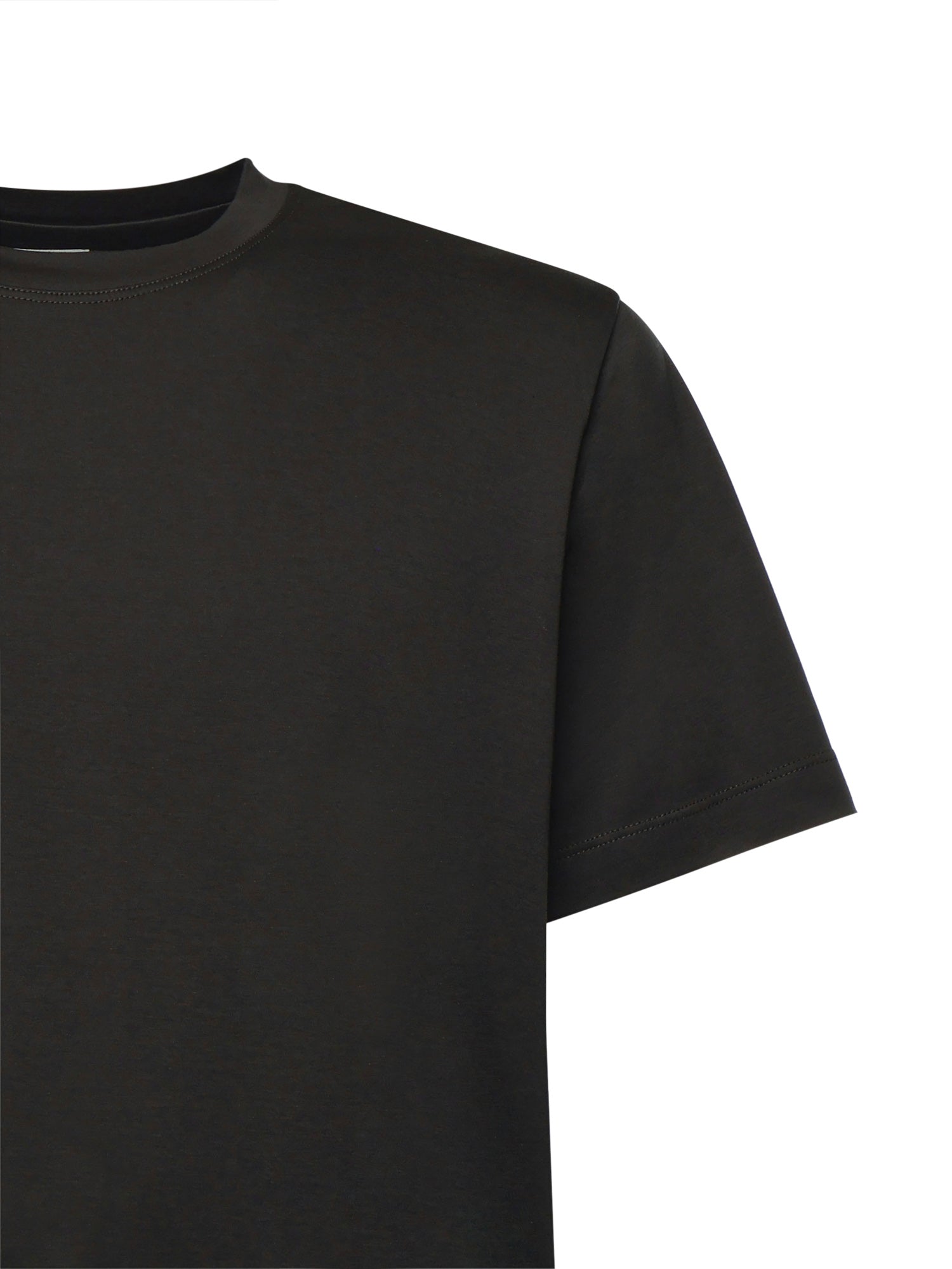 Eleventy T-shirts and Polos Black Modal Cotton