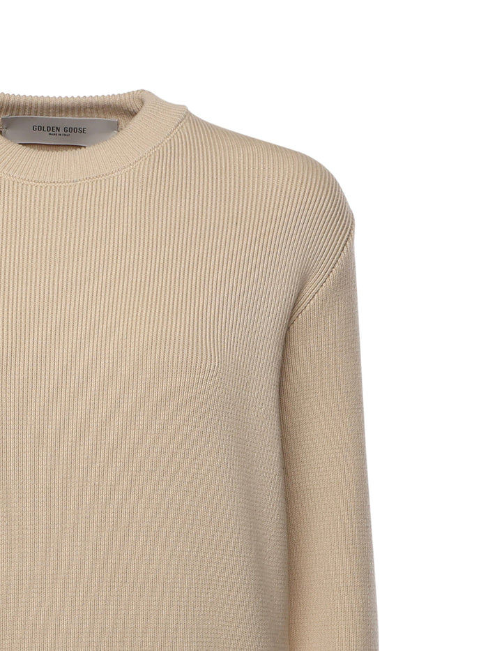 Golden Goose Sweaters Travertine Cotton