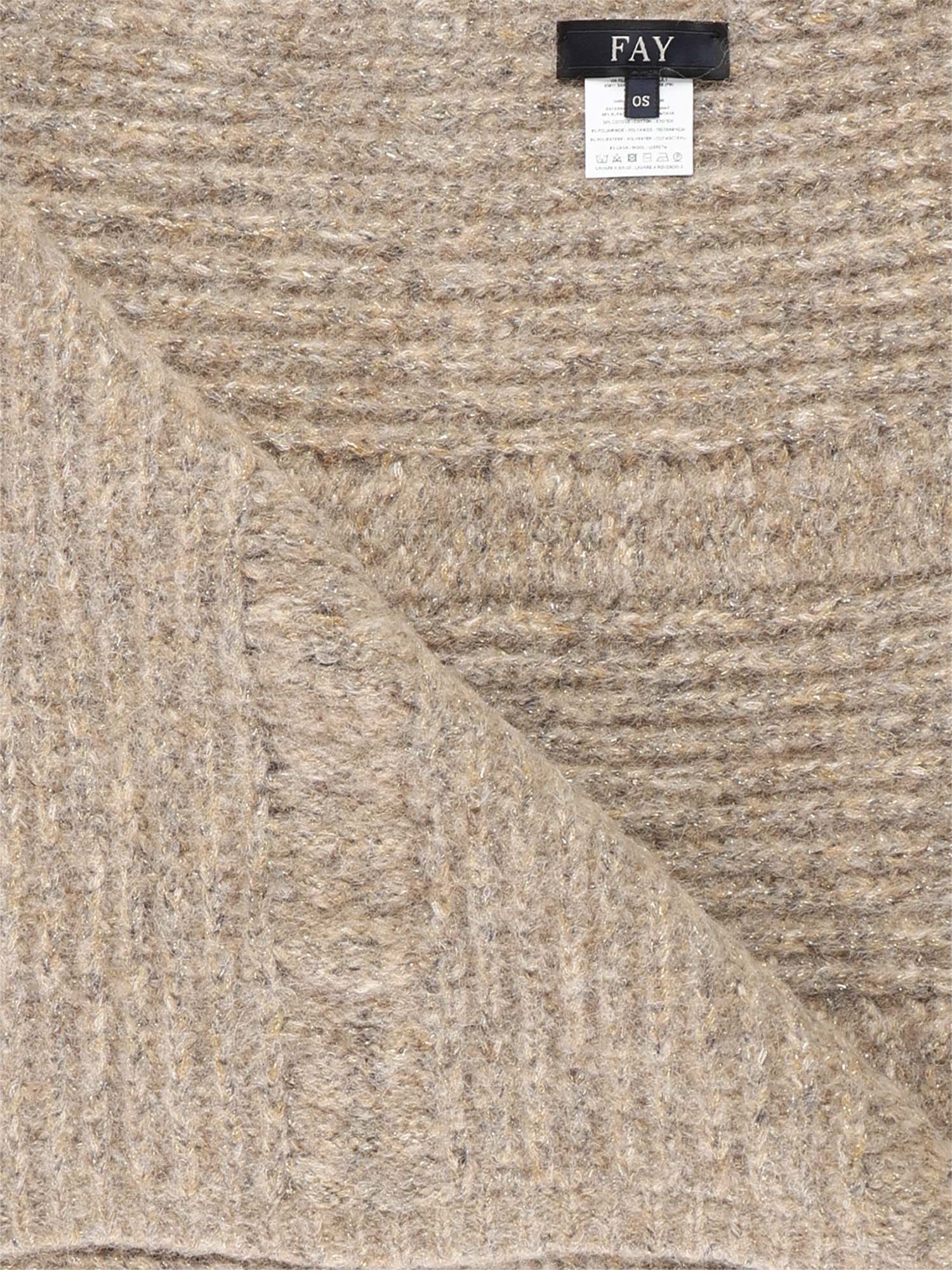 Fay Scarfs Beige Alpaca