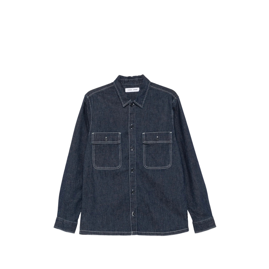 Shirt Sadamon Blue Cotton