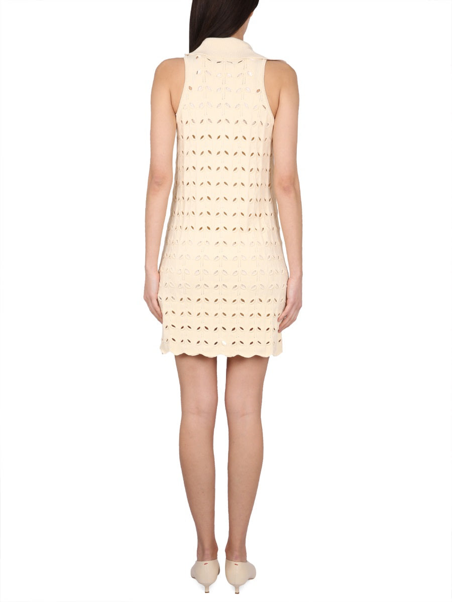 Dress Rivle White Viscose