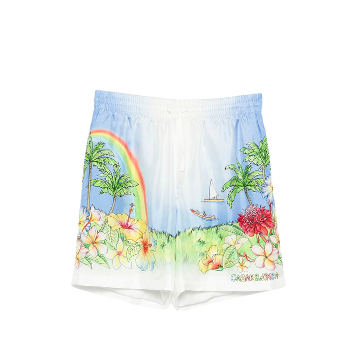 Short Casablanca White/white Silk: 100