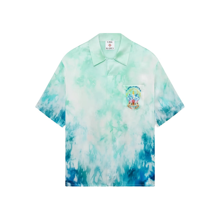 Shirt Casablanca Blue/white Silk: 100