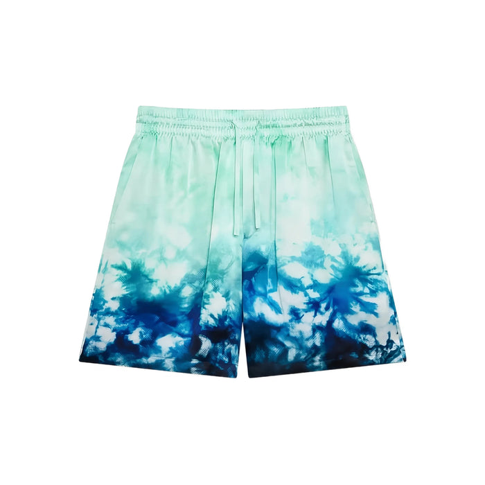 Short Casablanca Blue/green Silk: 100