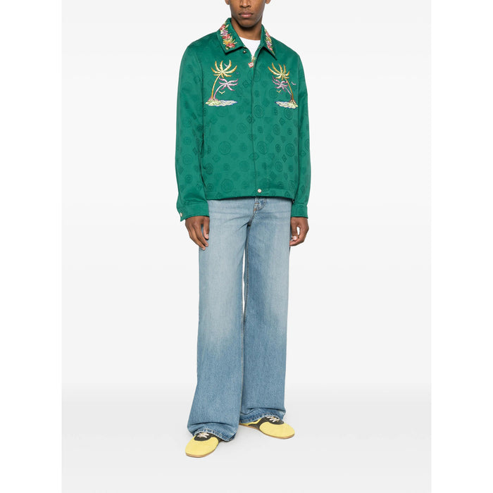 Outerwear Casablanca Green Cotton: 100. Outerwears