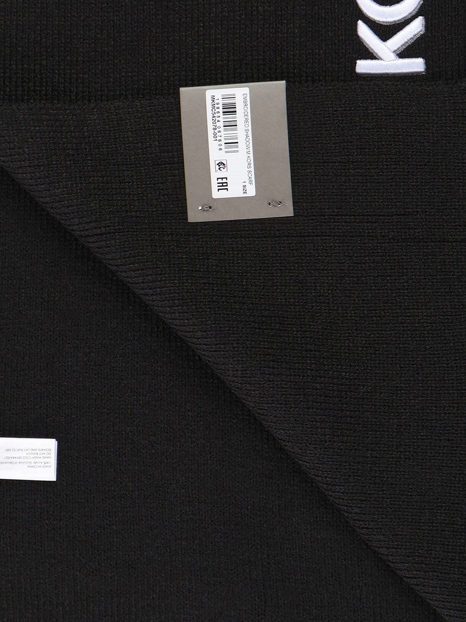 Michael Kors Scarfs Black Soft Acrylic