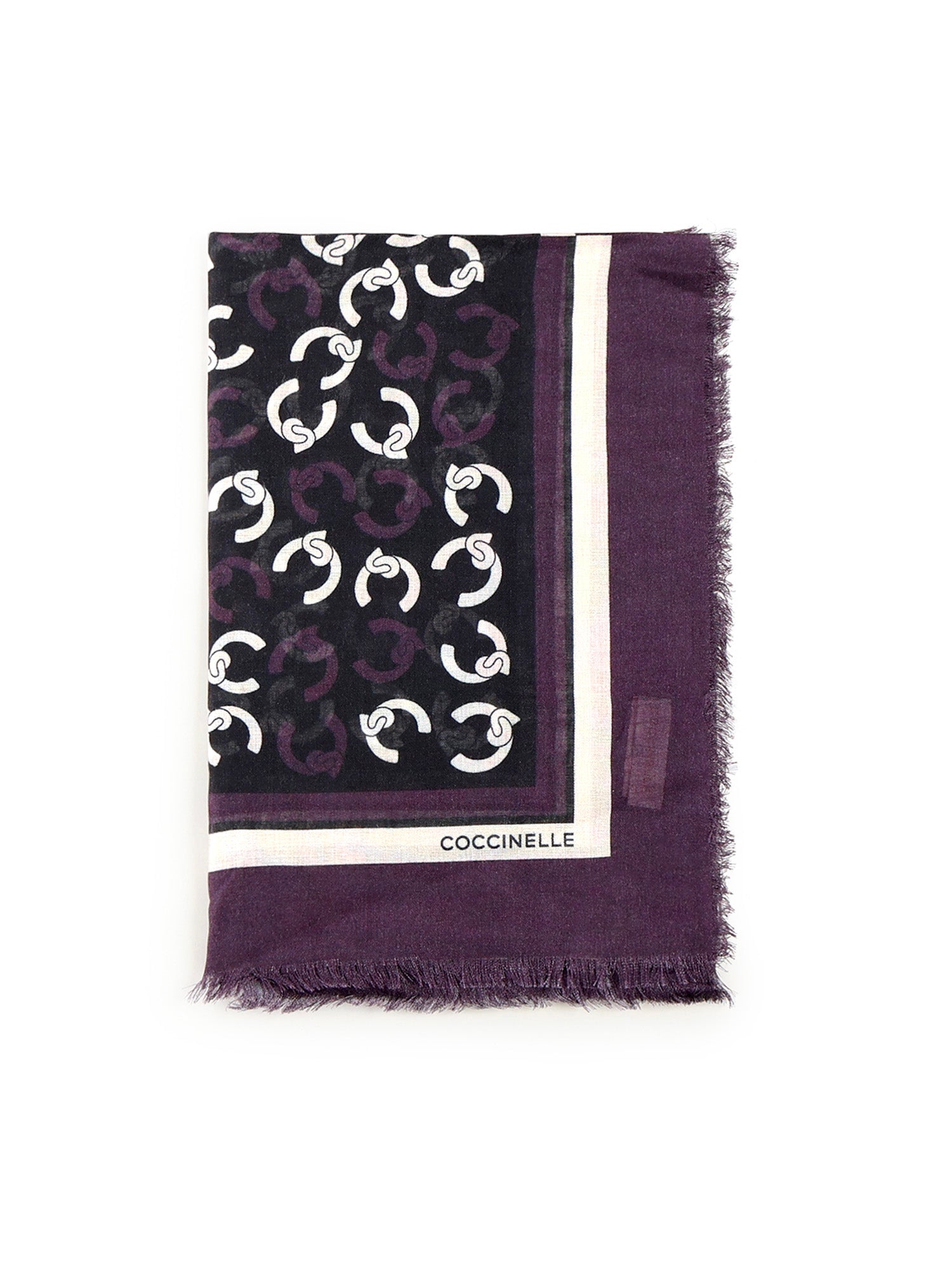 Coccinelle Scarfs Multi Prune Viscose Wool