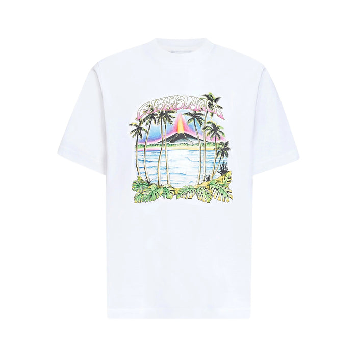 T-Shirt Casablanca White Cotton: T-shirts