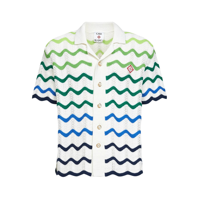 Shirt Casablanca White/green Cotton: 100
