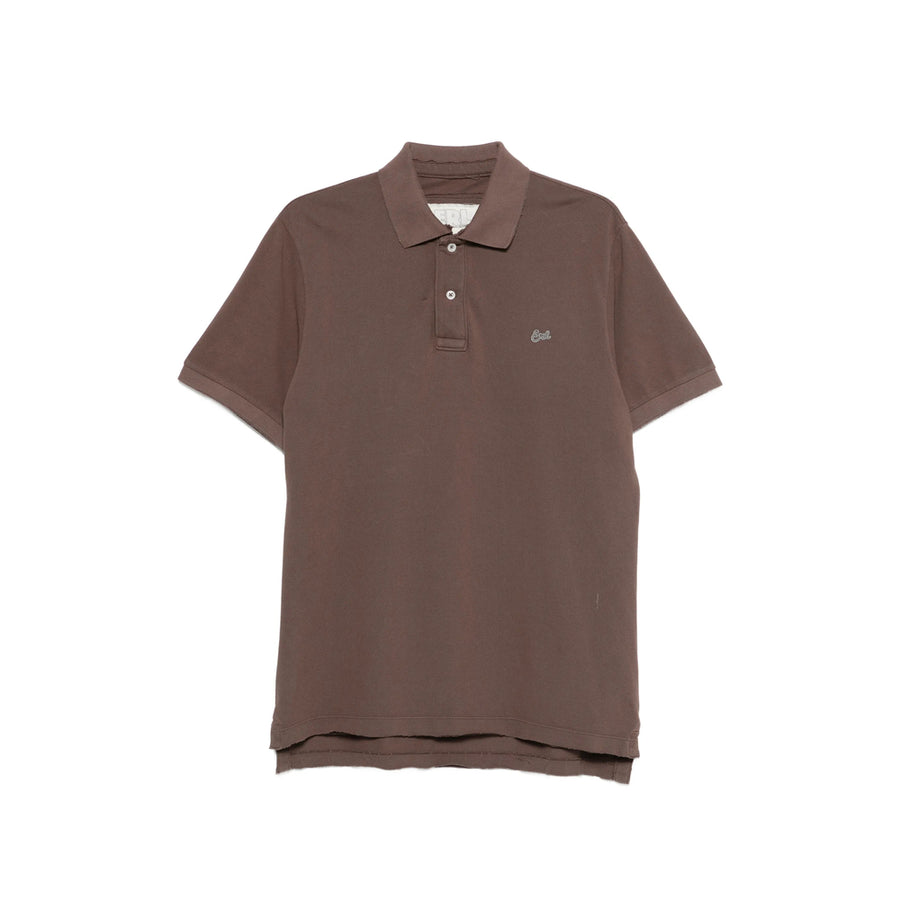 Cotton Sweater Brown Polo Shirts