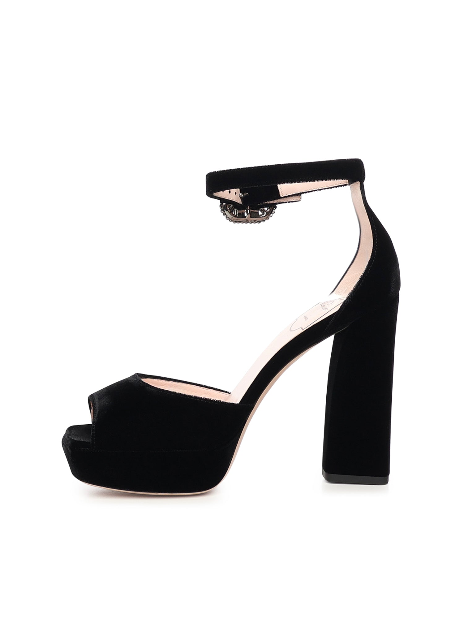Roger Vivier Sandals Black Viscose