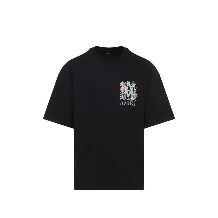T-Shirt Amiri Black Cotton: T-shirts