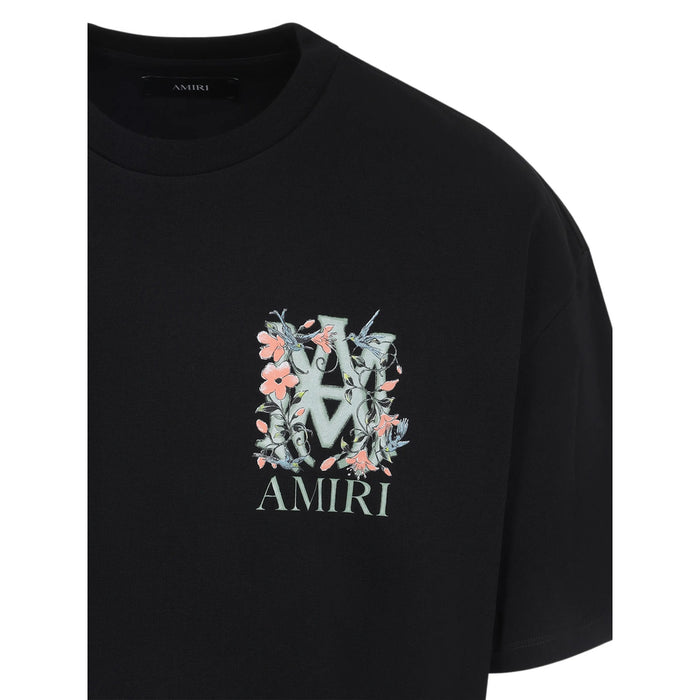 T-Shirt Amiri Black Cotton: T-shirts