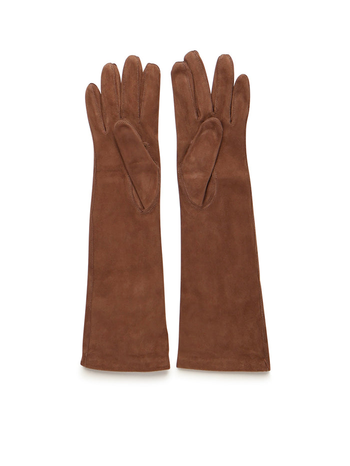 Max Mara Gloves Brown Lambskin