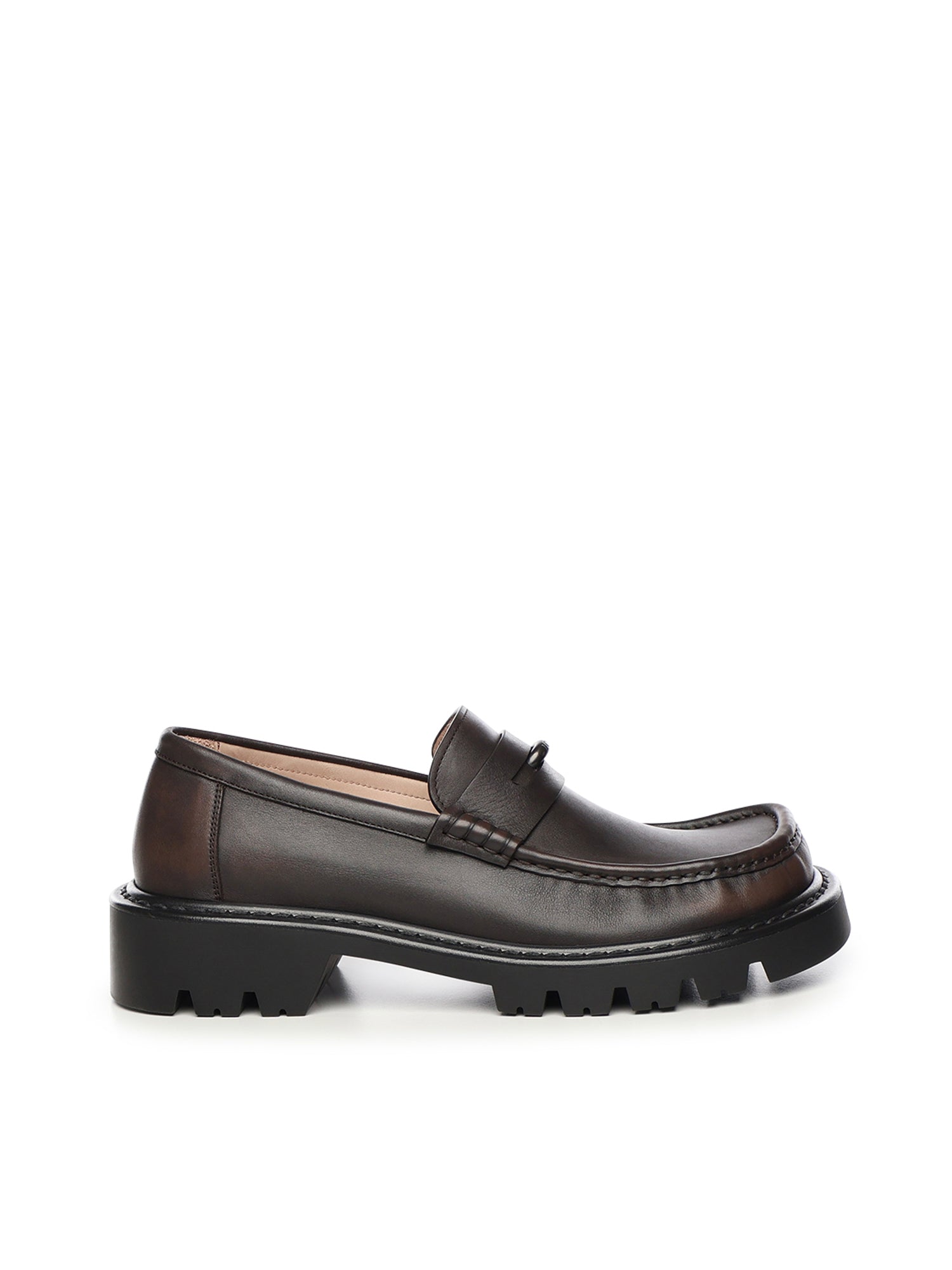 Loewe Flat shoes Dark Brown Calfskin