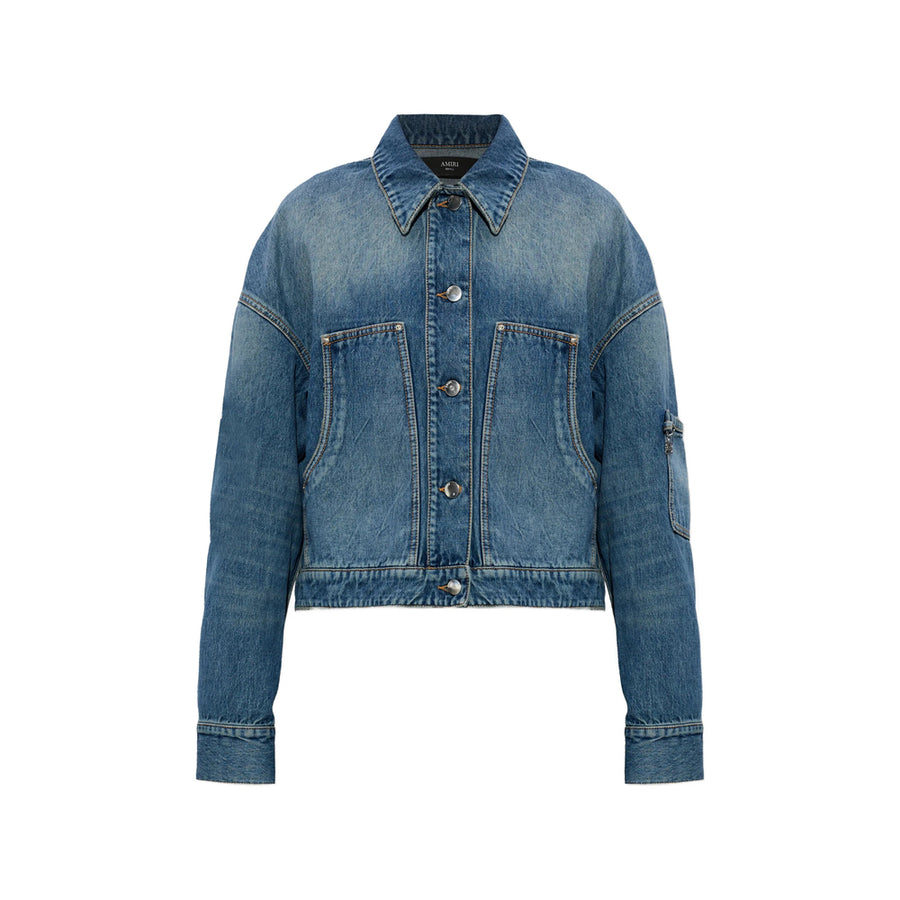 Denim Jacket Blue Cotton