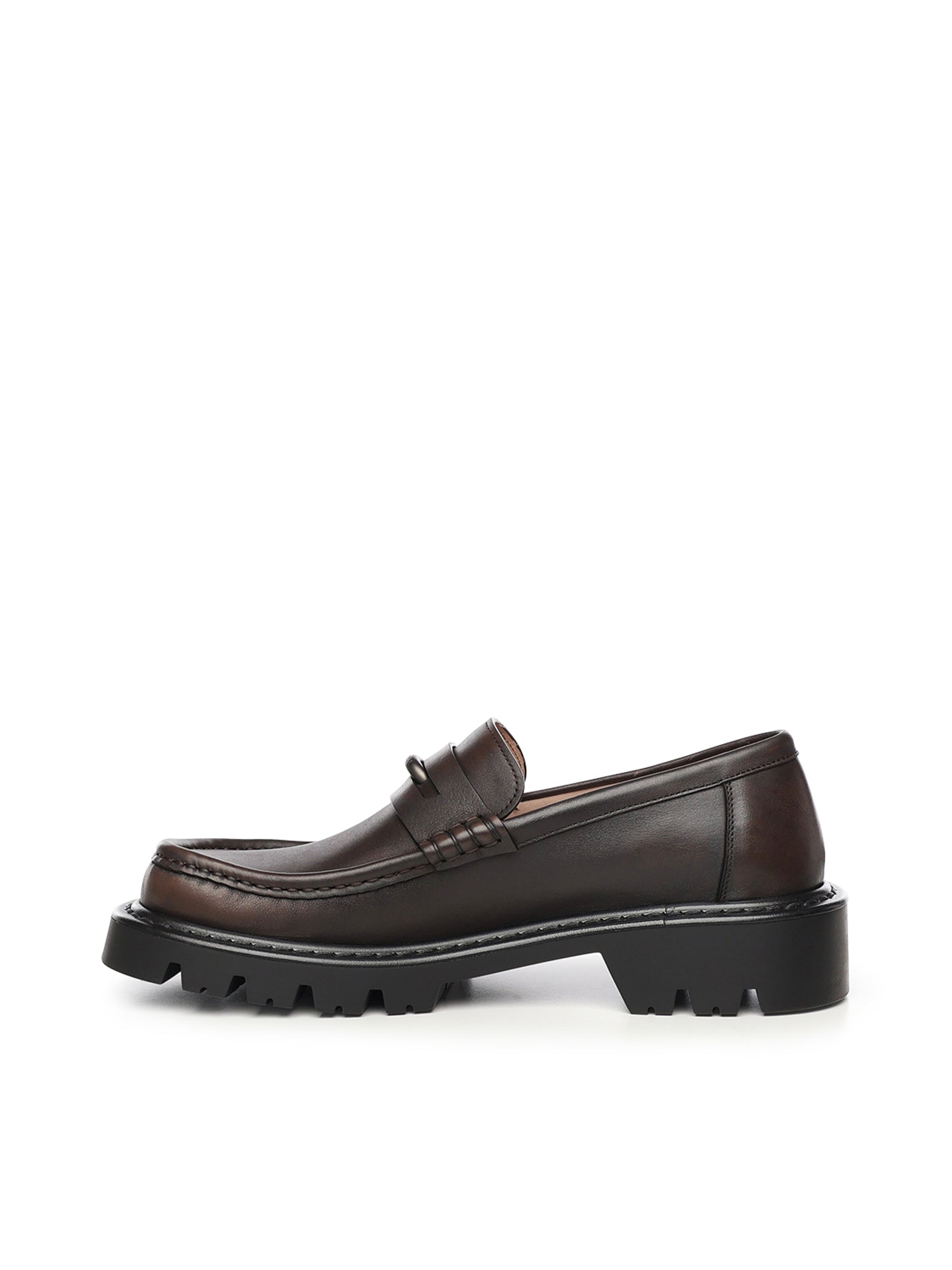 Loewe Flat shoes Dark Brown Calfskin