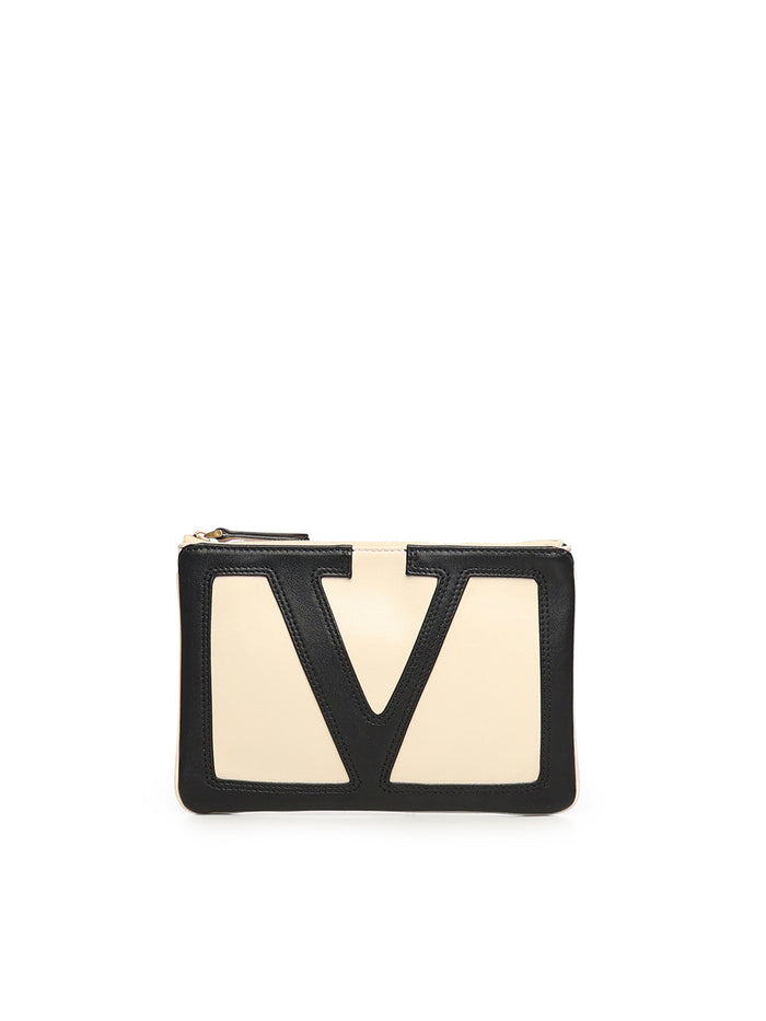 Valentino Garavani Bags Butter White/black Lambskin