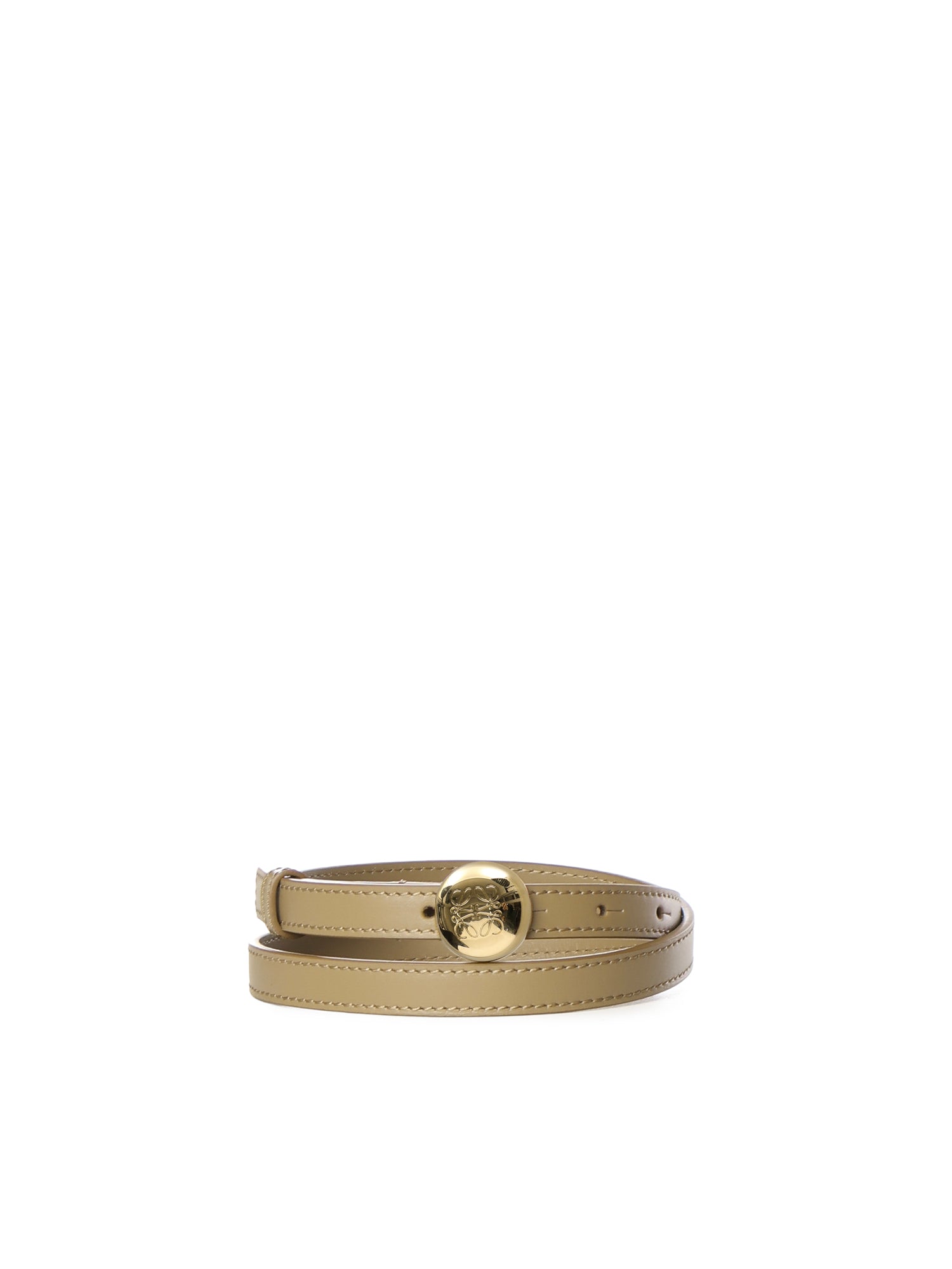 Loewe Belts Oak/gold Calfskin
