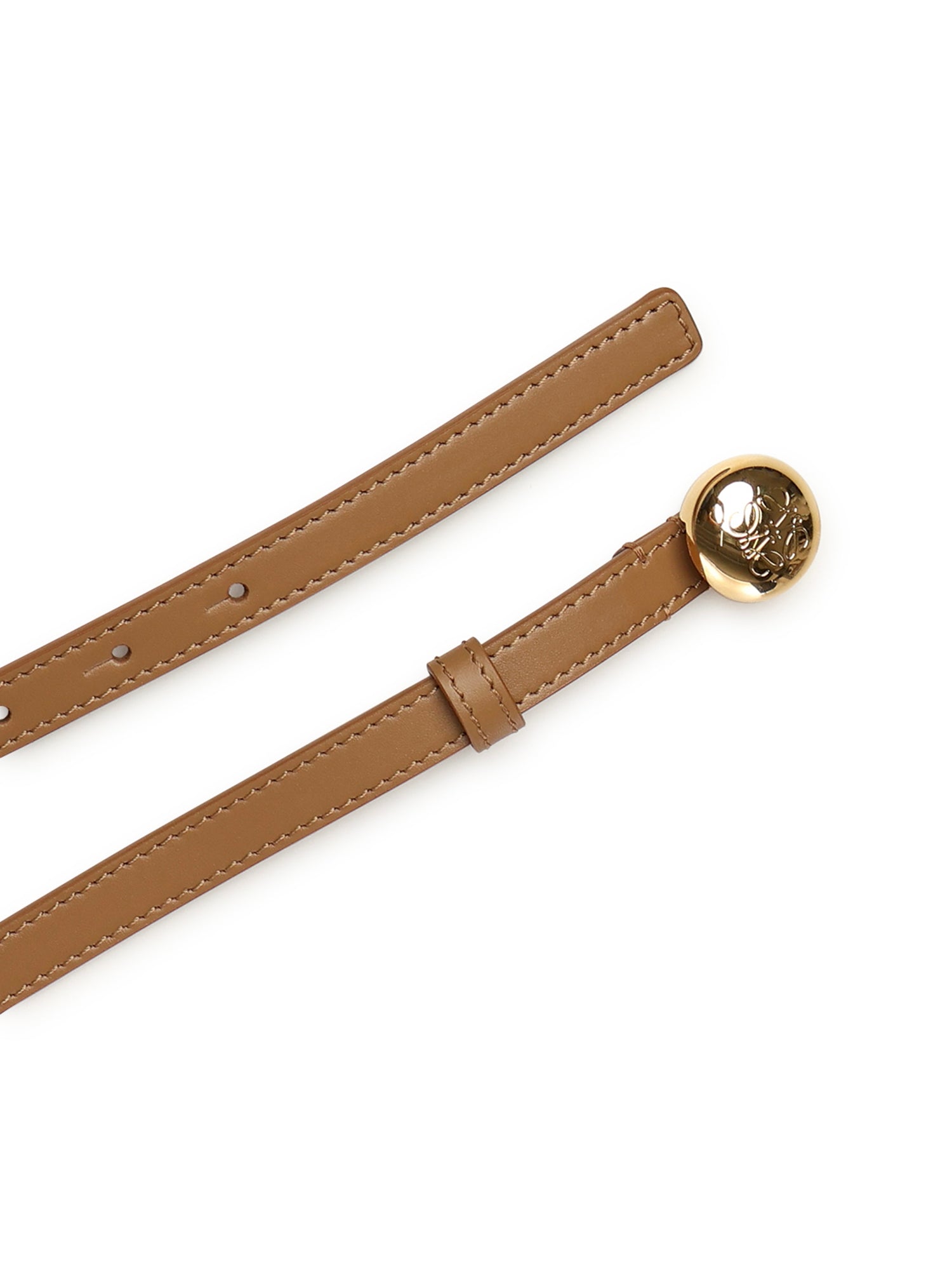 Loewe Belts Oak/gold Calfskin