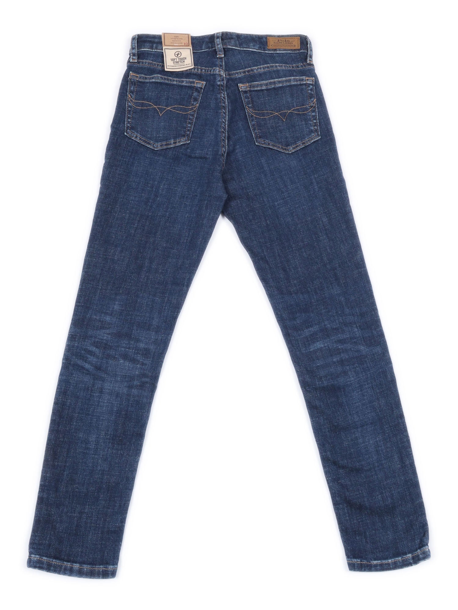 Tompkins Ski-Jeans-Skinny Blue Cotton Polyester Elastane