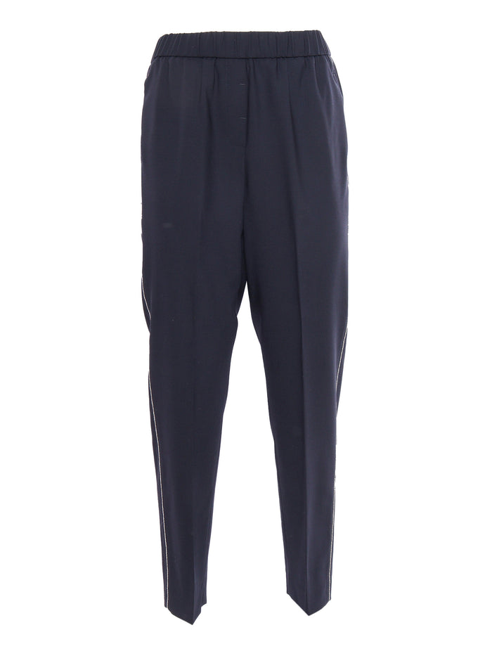 Woman Jacket Blue Pant