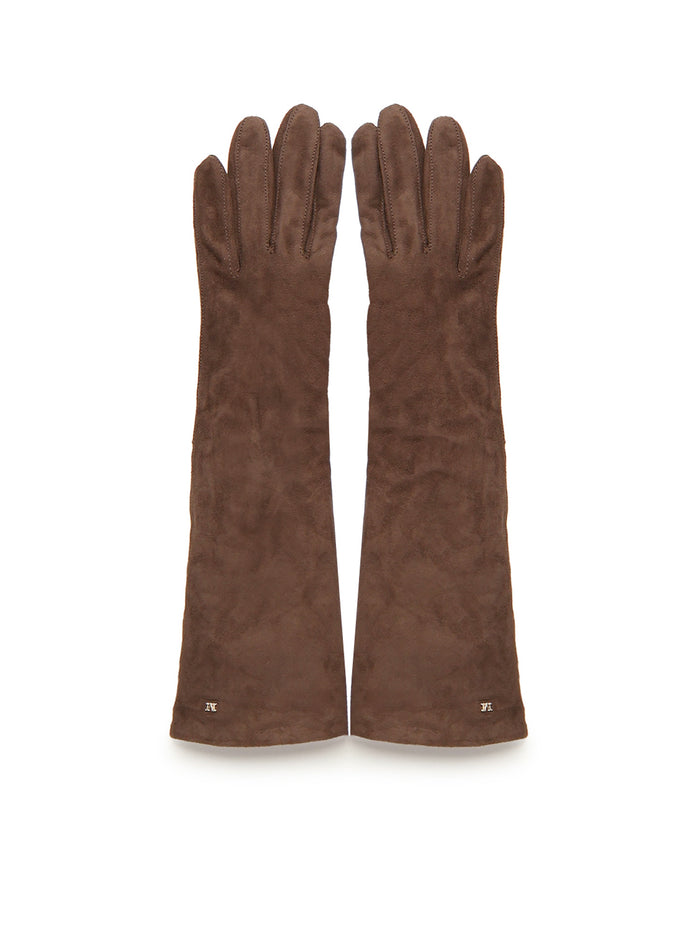 Max Mara Gloves Brown Lambskin