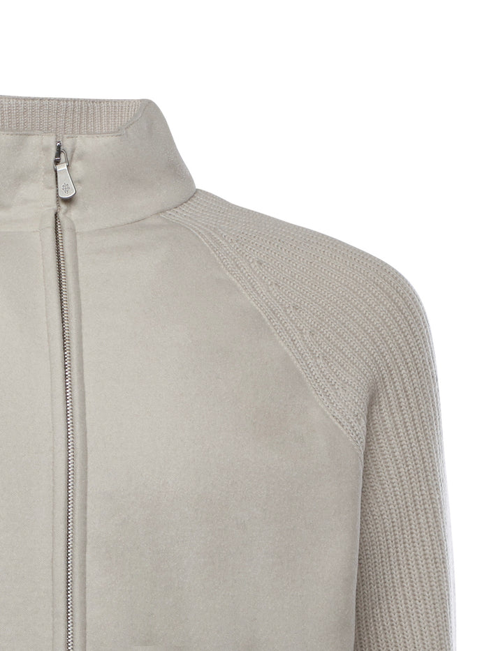 Eleventy Jackets Sand And Lt. Gray Wool