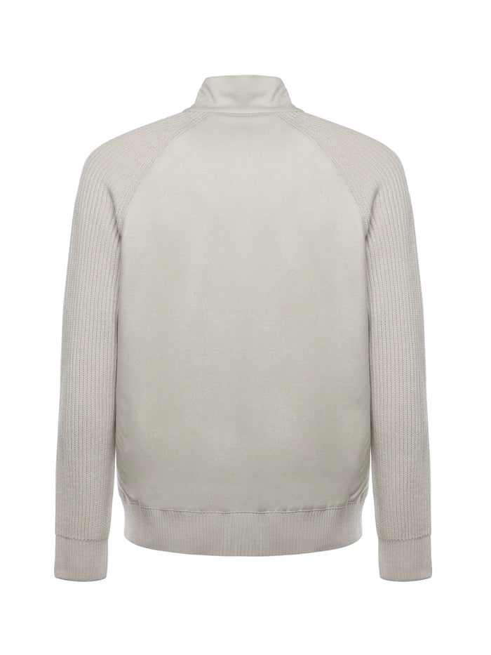 Eleventy Jackets Sand And Lt. Gray Wool