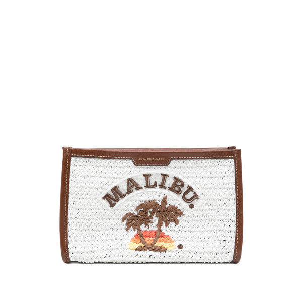 Clutch Bag Chalk White Raffia