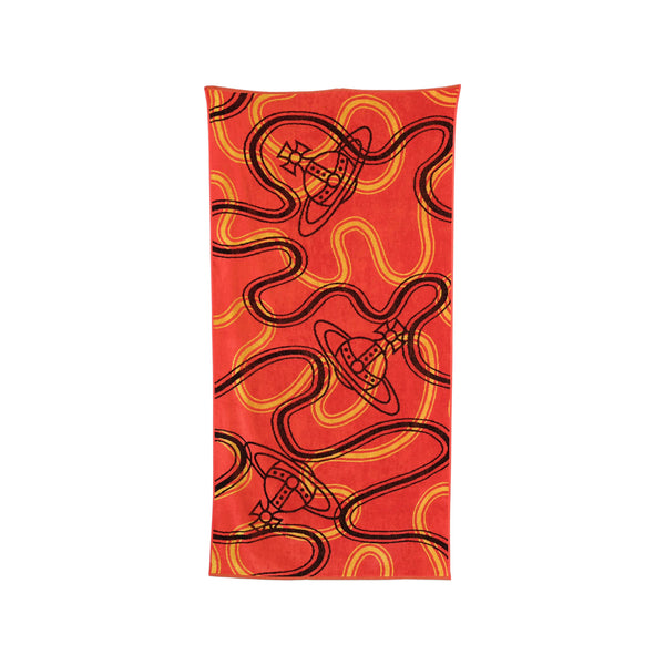 Beach Towel Vivienne Westwood Red Cotton: 100. Towels & Robes