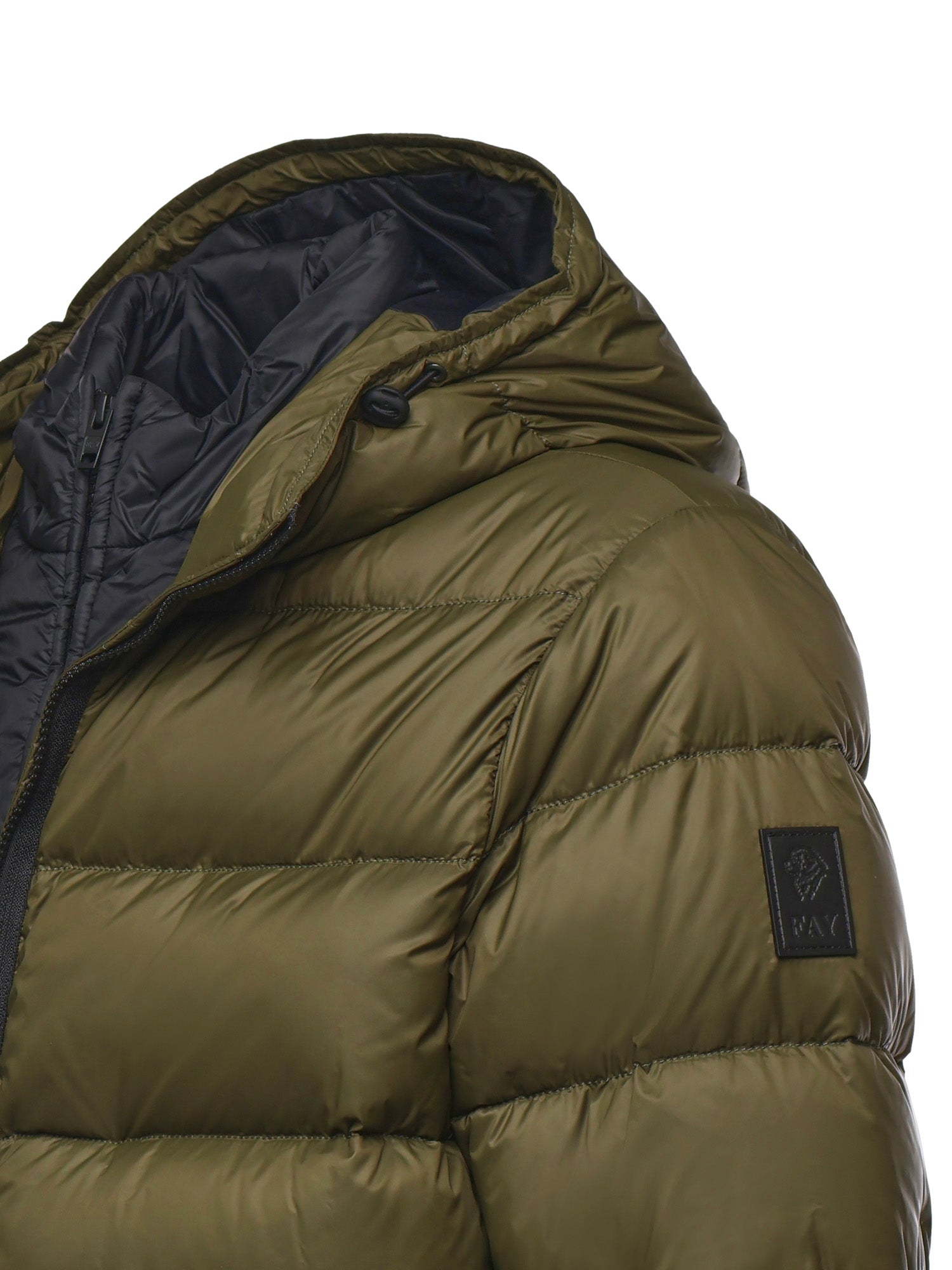 Fay Coats Military Green Polyamide