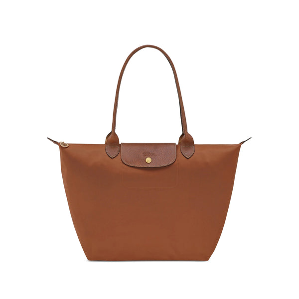Folding Tote Bag With Embossed Logo Brown Nylon: 100