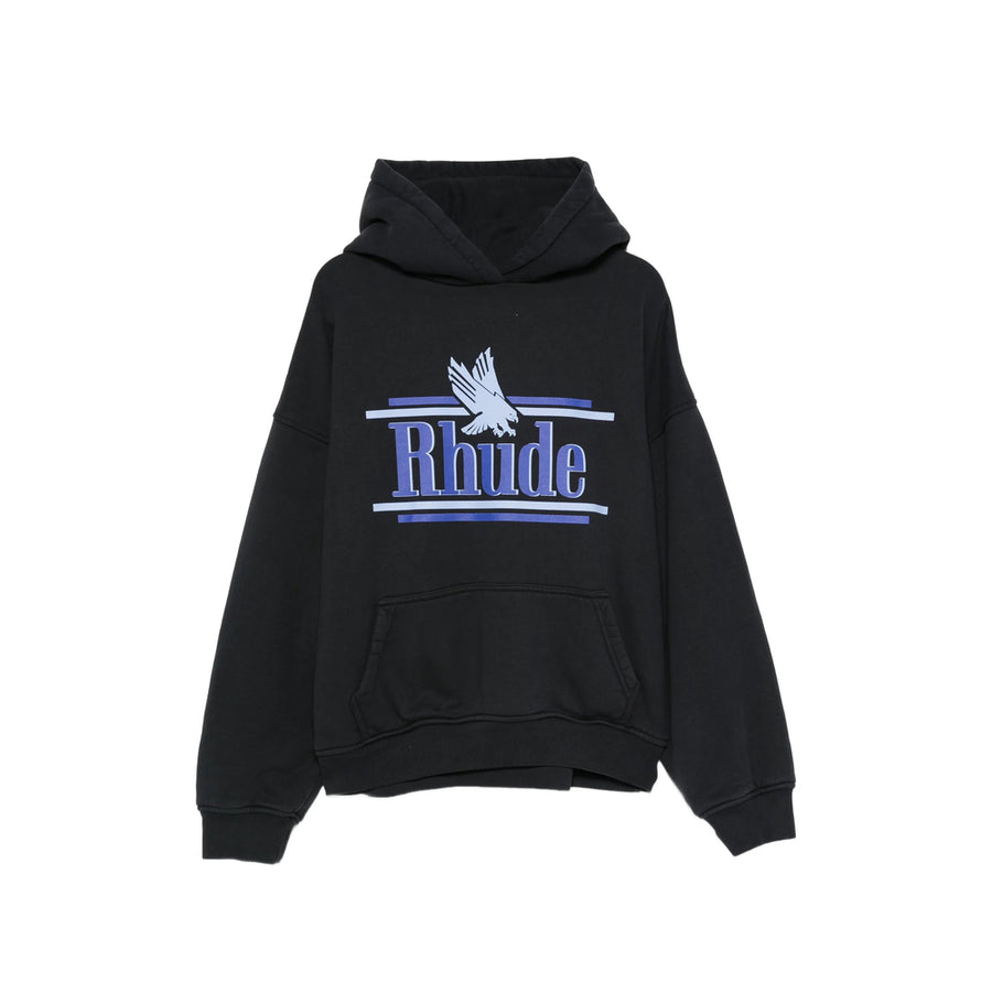 Hooded Sweatshirt Black Cotton