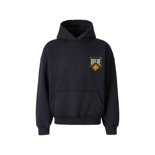 Sweatshirt With Logo Print Blue Cotton
