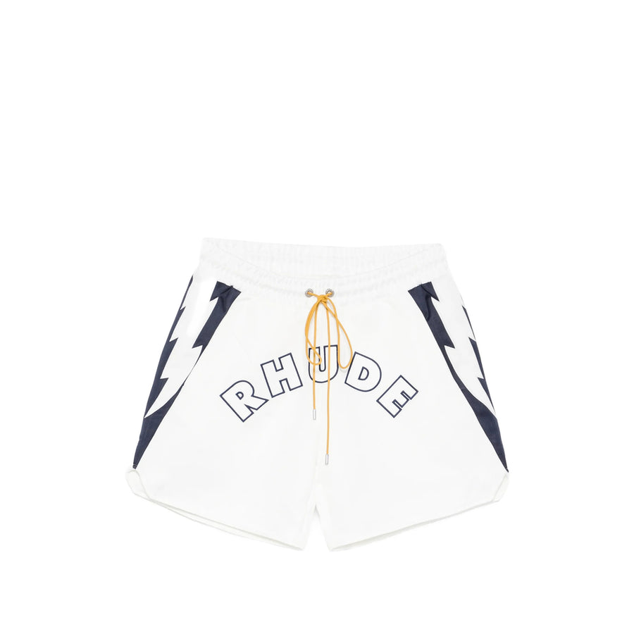 Track Shorts White & Running