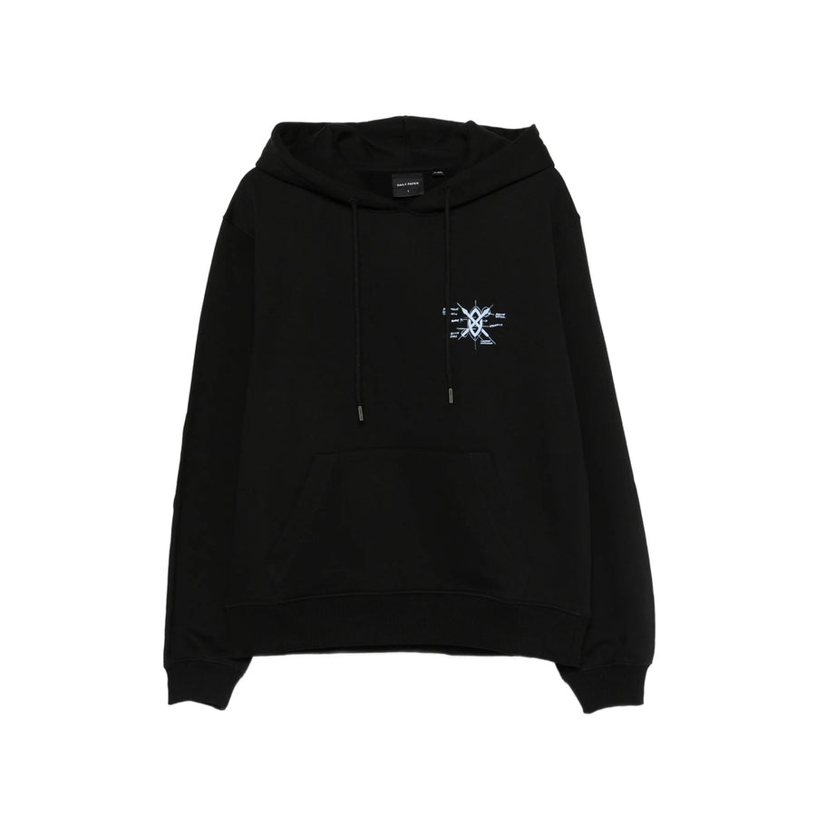 Graphic Print Black Sweatshirt Cotton: 100. Sweatshirts