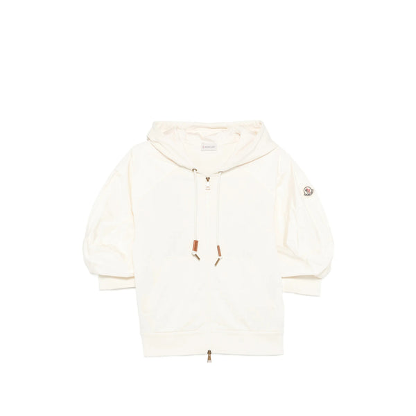 Hooded Zip Sweater Neutrals Bomber Jackets