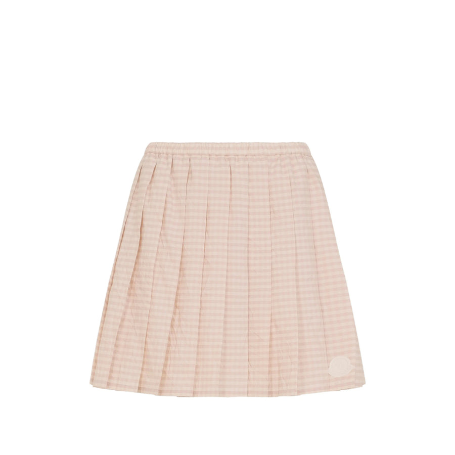 A-Line Skirt Pink Gingham Pink/neutrals Cotton