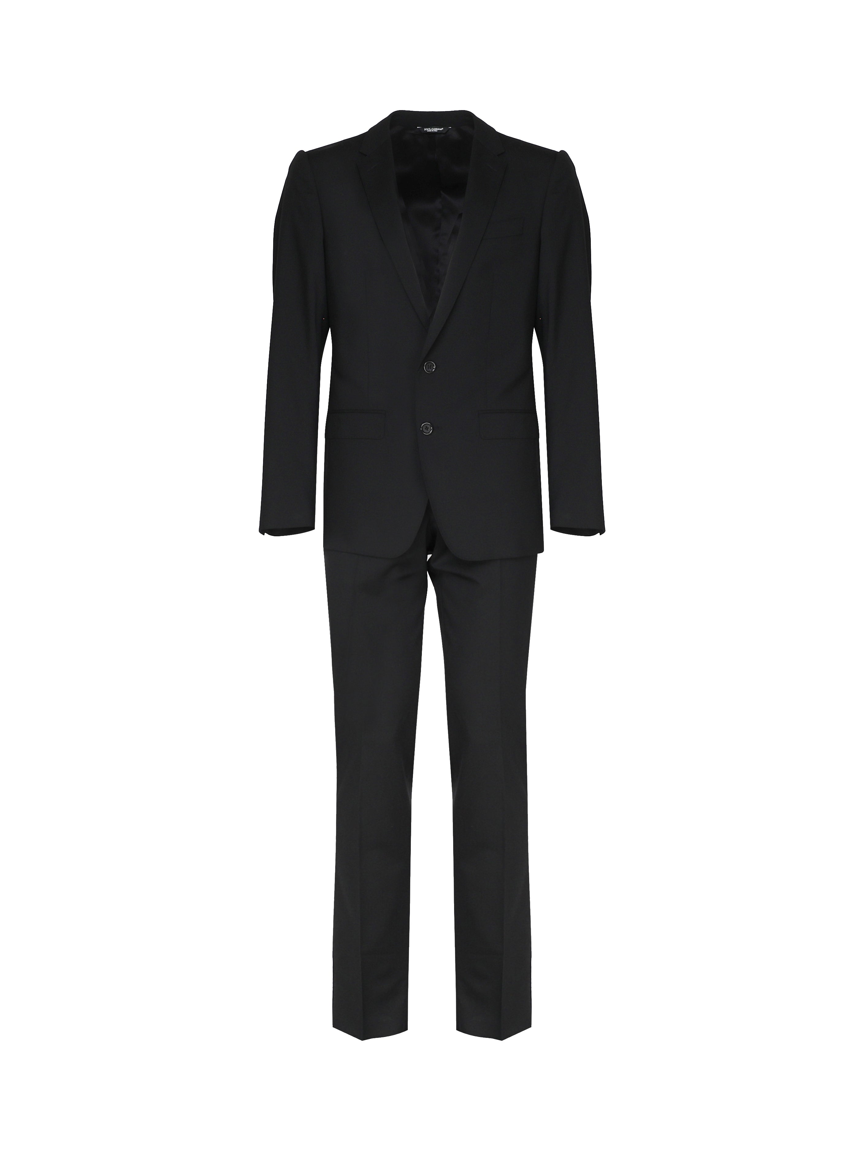 Dolce & Gabbana Dresses Black Virgin Wool Elastane